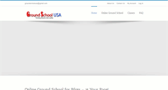 Desktop Screenshot of groundschoolusa.com
